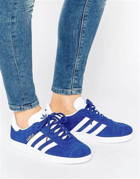 women's blue adidas sneakers.